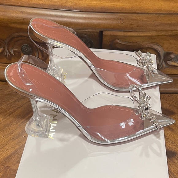 Amina Muaddi Shoes - Amina muaddi Rosie glass
